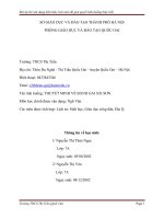 TÍCH hợp LIÊN môn NGỮ văn bài thuyết minh về bánh gai sài sơn để  