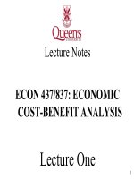 ECONOMIC COST BENEFIT ANALYSIS