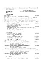 Đề thi thử chuyên hóa quốc học huế 2 