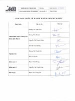 cẩm nang phân tích khách hàng doanh nghiệp