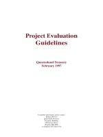PROJECT EVALUATION GUIDELINES
