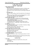 Giáo án Mầm non chủ đề ngành nghề