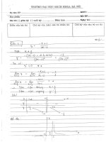 Đề thi đại học và đáp án môn toán khối a năm 2011 