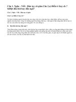 Chính tả Bàn tay cô giáo