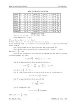 Tuyển tập đề thi thử các môn khối a qua các năm 