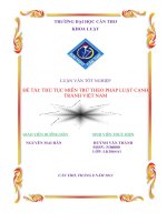 đề tài: thủ tục miễn trừ theo pháp luật cạnh tranh việt nam