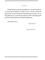 Sáng kiến kinh nghiệm( trò chơi)