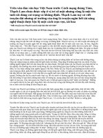 Mỗi truyện của Thạch Lam là một bài thơ trữ tình” Phân tích truyện ngắn Hai đứa trẻ để làm sáng tỏ nhận định trên