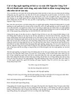 Phân tích bức chân dung tự họa của Nguyễn Công Trứ trong Bài ca ngất ngưởng