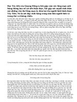 Chất lãng mạn trong bài thơ Tây Tiến của Quang Dũng.