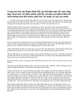 Cảm nhận về bài Tự thuật của Phạm Đình Hổ trong Vũ trung tuỳ bút.