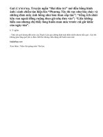 Truyện ngắn “Hai đứa trẻ” mở đầu bằng hình ảnh nào? Ý nghĩa?