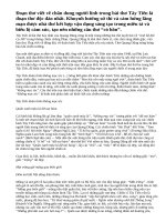 Bình giảng khổ 3 bài thơ Tây Tiến của Quang Dũng