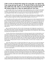 Em hãy viết bài văn thuyết minh về trang phục truyền thống của dân tộc Việt Nam: “Chiếc áo dài”