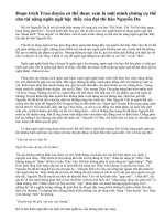 Trình bày cảm nhận về vẻ đẹp của ngôn ngữ nghệ thuật qua đoạn Trao duyên