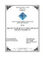 một số vấn đề quản lý thuế liên quan thương mại điện tử