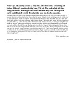 Hãy viết đoạn văn nghị luận ngắn trình bày ý kiến của mình về câu thơ “Hiền thánh còn đâu học cũng hoài” của Phan Bội Châu trong bài Xuất dương lưu biệt.