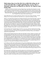 Phân tích hình tượng cây xà nu trong truyện ngắn Rừng xa nu của nhà văn Nguyễn Trung Thành.