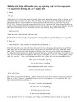 Phân tích bài thơ Tống biệt hành của Thâm Tâm.