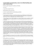 Phân tích ý nghĩa truyện ngắn Tỏa nhị Kiểu của Xuân Diệu.