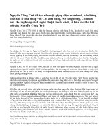 Bình giảng bài thơ Bài ca ngất ngưởng của Nguyễn Công Trứ.