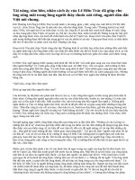 Cảm nhận về đẹp tâm hồn và nhân cách của Hải Thượng Lãn Ông Lê Hữu Trác qua đoạn trích Vào phủ chúa Trịnh