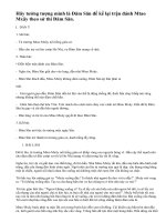 Hãy tưởng tượng mình là Đăm Săn để kể lại trận đánh Mtao Mxây