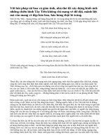 Cảm nhận về đoạn thơ sau trong bài Tây Tiến của Quang Dũng: Tây Tiến đoàn binh không mọc tóc…Sông Mã gầm lên khúc độc hành.Tây Tiến - Quang Dũng