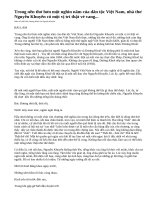 Khóc Dương Khuê - Nguyễn Khuyến.