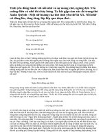 Cảm nhận về đoạn thơ sau trích trong bài thơ sóng của Xuân Quỳnh: Con sóng dưới lòng sâu…Cả trong mơ còn thức.