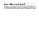 Hãy thuật lại chiến công thần tốc đại phá quân Thanh của vua Quang Trung từ tối 30 Tết đến ngày mồng năm tháng Giêng. Em hãy viết đoạn văn kết bài cho bài viết trên