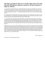 Phân tích đoạn trích Mưu trí của Chiêu Vũ của Nguyễn Khoa Chiêm.