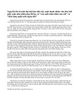 Viết bài văn thuyết minh về tác gia Nguyễn Du