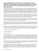 Phân tích bài thơ Ngụ hứng ở quán Trung Tân của Nguyễn Bỉnh Khiêm