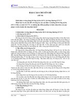 TIỂU LUẬN CÔNG NGHỆ THI CÔNG bê TÔNG NÂNG CAO