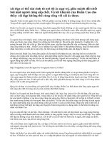 Về nhân vật Huấn Cao trong Chữ người tử tù của Nguyễn Tuân