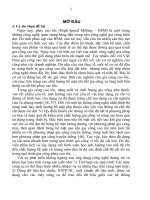 Tóm tắt luận án tiến sĩ  nghiên cứu tối ưu hóa một số thông số công nghệ khi phay cao tốc