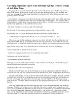 Từ truyện cổ tích Tấm Cám ngày xưa, hãy xây dựng thành một truyện cổ tích mởi về “cô Tấm ngày nay” và kể lại câu chuyện đó