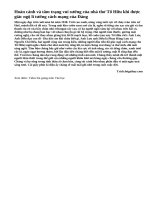 Viết một đoạn văn hình dung hoàn cảnh và tâm trạng của Tố Hữu khi viết bài thơ Từ ấy