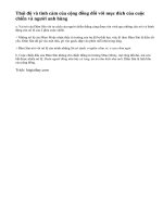 Thái độ và tình cảm của cộng đồng đối với mục đích của cuộc chiến và người anh hùng