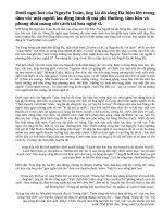 Phân tích hình tượng nhân vật ông lái đò trong bài tùy bút 