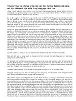 Sáng tạo mới của Thanh Thảo trong Đàn ghi ta của Lor-ca