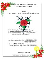 Dạy học theo chủ đề tích hợp dành cho giáo viên THCS  môn tiếng anh period 26  ENGLISH 7 unit 05 work and play lesson 1 a  in class  a1