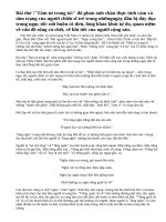 Phân tích tâm trạng người chiến sĩ cách mạng qua bài thơ Tâm tư trong tù của Tố Hữu.