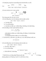 Bài tập chương môn Xử lý tín hiệu và loc số