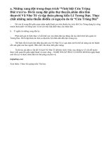 Trình bày những xung đột trong đoạn trích “Vĩnh biệt Cửu Trùng Đài”?