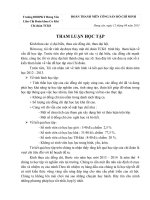 Tham luận về học tập