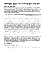 Hãy nêu cảm nhận về bài thơ Đàn ghi ta của Lor-ca của nhà thơ Thanh Thảo.