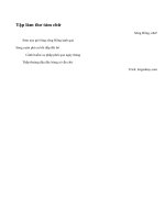 Tập làm thơ tám chữ (Bài 2)