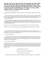 Những cảm nhận sâu sắc của anh (chị) về Bài thơ số 28 của tác giả Ra-bin-dra-nát Ta-go